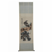 LI KUCHAN EAGLE SCROLL PAINTIN
