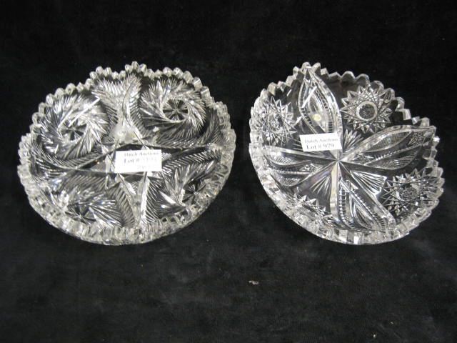 Libbey & Clark Cut Glass Dishes
