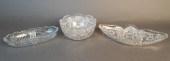LIBBEY CUT CRYSTAL FRUIT BOWL