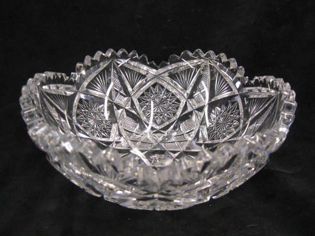 Libbey Cut Glass Berry Bowl