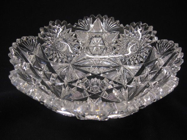 Libbey Cut Glass Bowl blown-out
