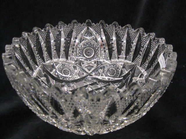Libbey Cut Glass Bowl brilliant