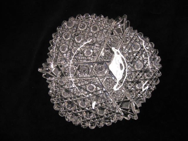 Libbey Cut Glass Dish brilliant