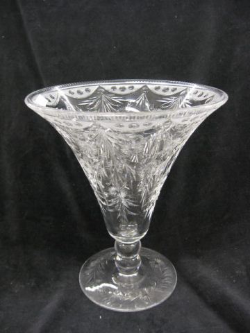 Libbey Cut Glass Vase rock