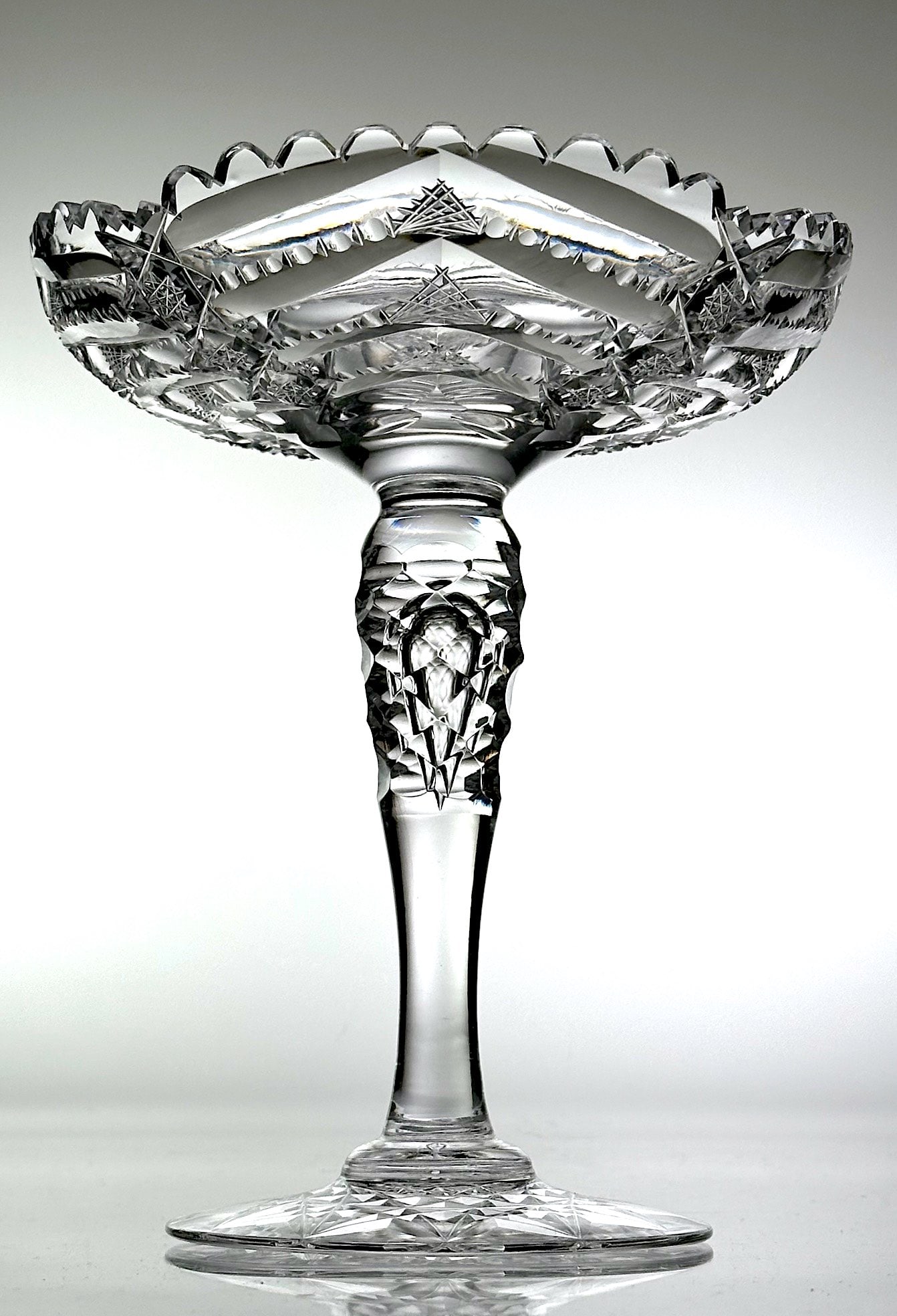 LIBBEY HERRINGBONE CUT GLASS