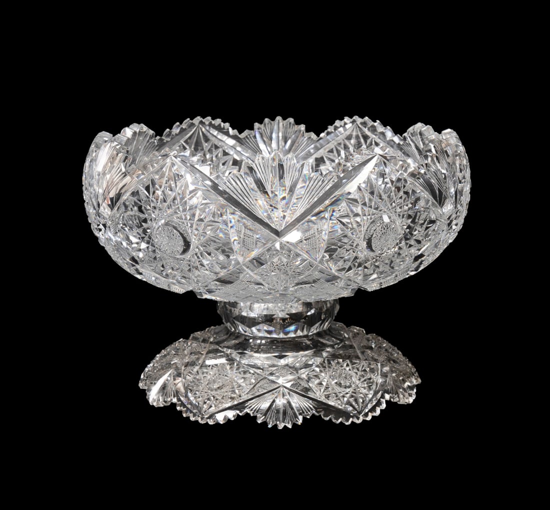 LIBBEY 'SULTANA' CUT GLASS PUNCH