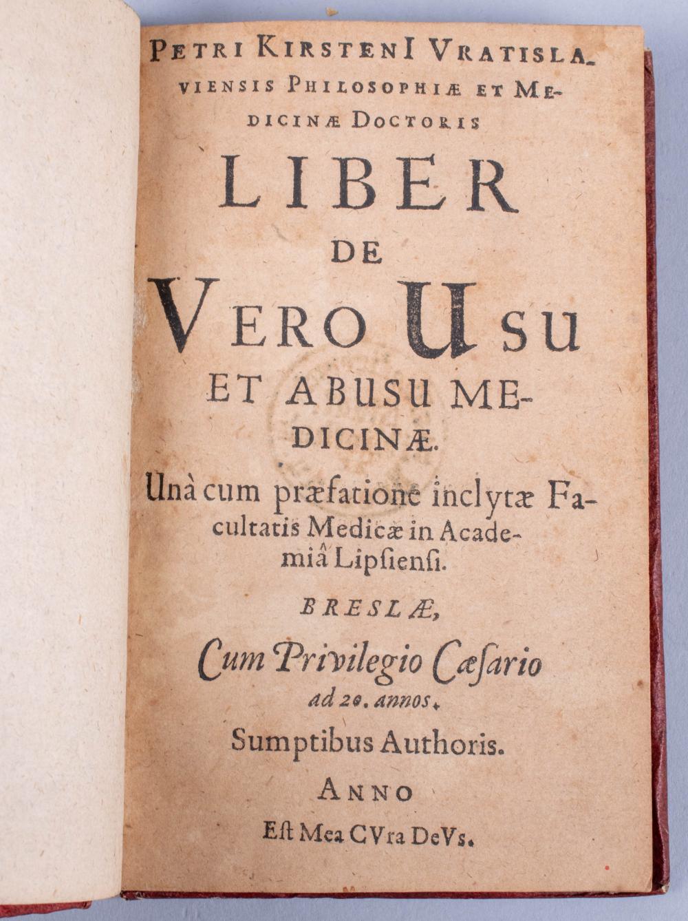 LIBER DE VERO USU ET ABUSU