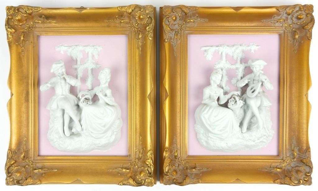 LIBERACE ESTATE: PAIR BISQUE