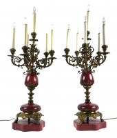LIBERACE ESTATE: PAIR OF 25" C
