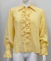 LIBERACE RUFFLED TUXEDO SHIRT,