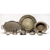 Liberty & Co. A pewter dish, c