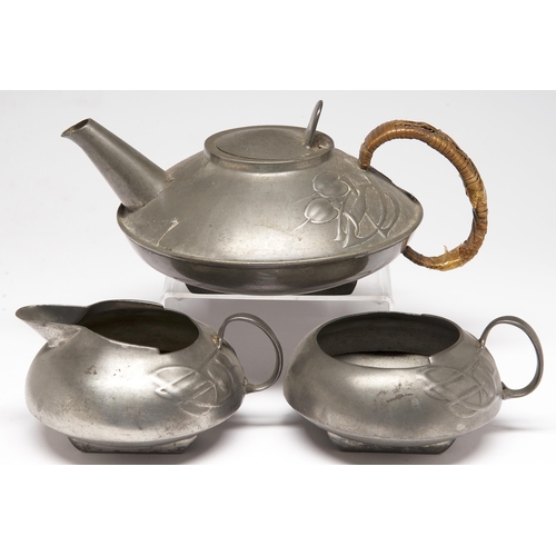 Liberty & Co. A Tudric pewter sugar