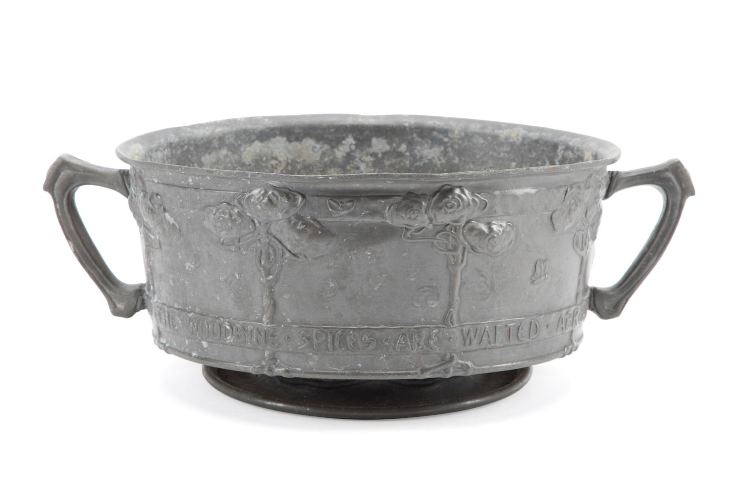 LIBERTY & CO. "TUDRIC" PEWTER BOWL,