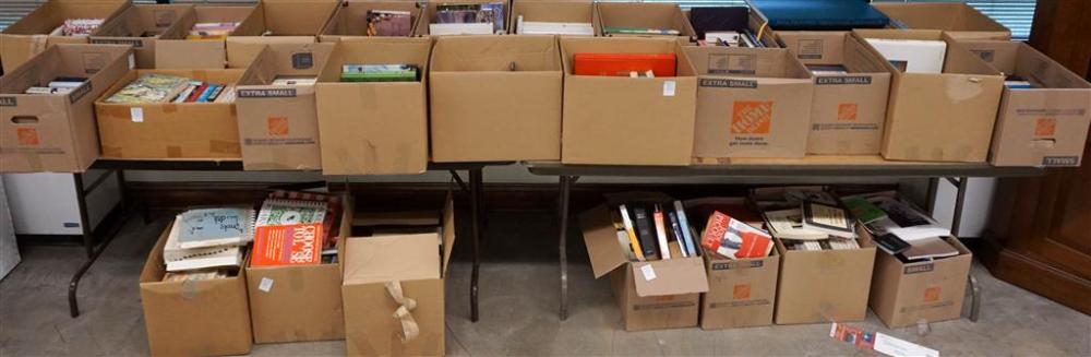 LIBRARY OF APPROXIMATELY 21 BOXES