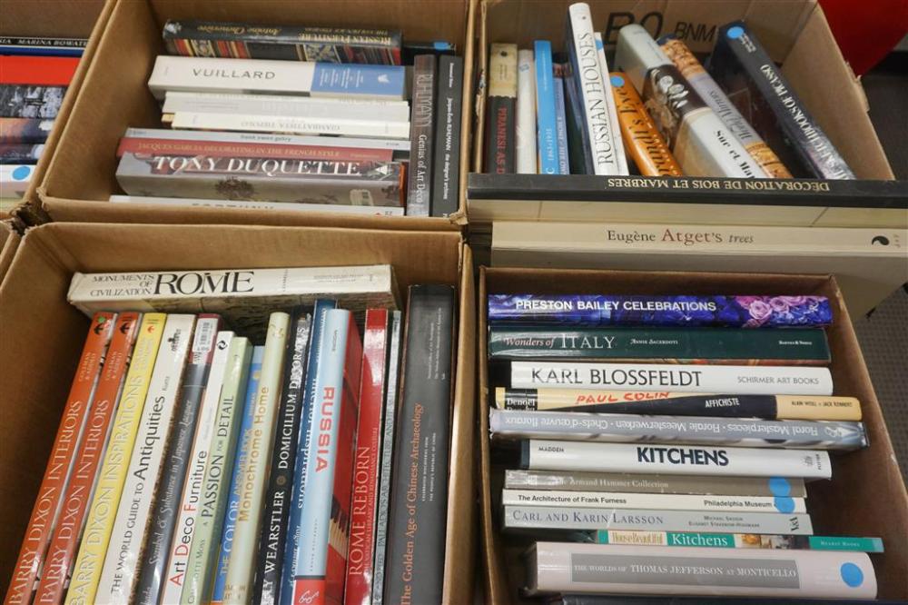 LIBRARY OF BOOKS (ART, ANTIQUES AND