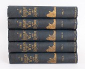 LIBRARY OF WIT AND HUMOR, 5 VO