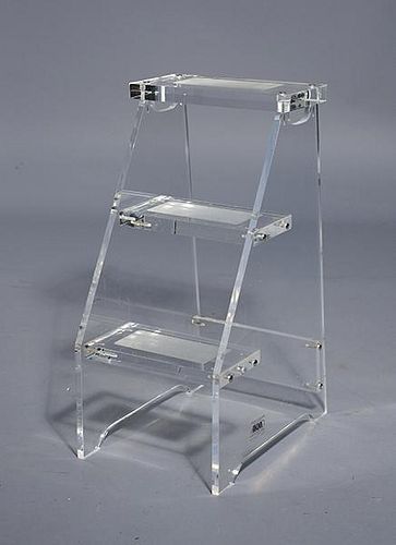 LIBRARY STEPSModernist lucite