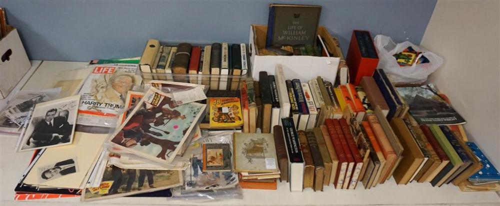 LIBRARY WITH BOOKS AND
