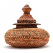 LIDDED BASKET, DIANE MOORE (FL
