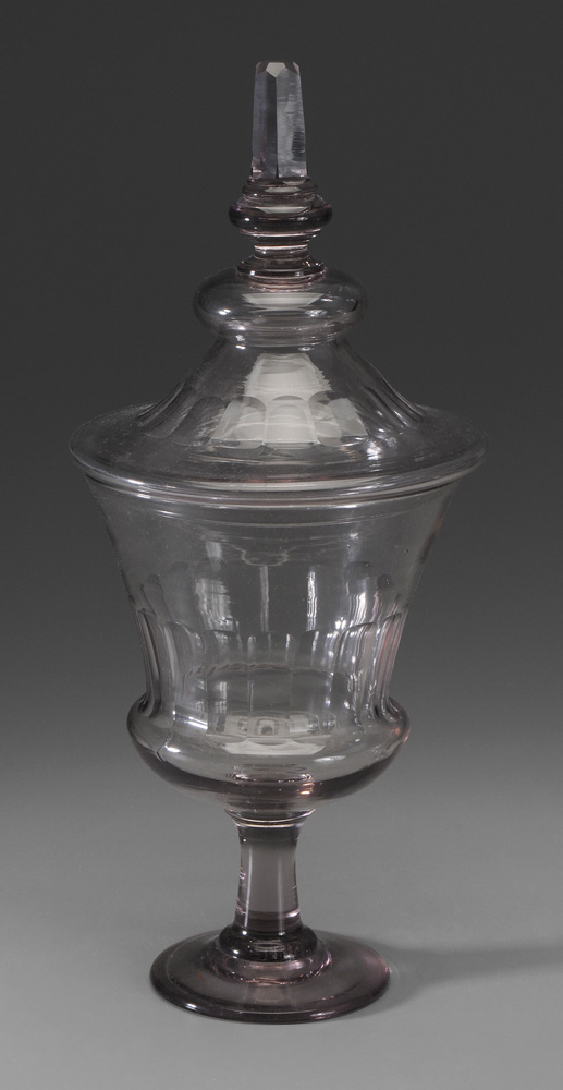 Lidded Glass Apothecary Container