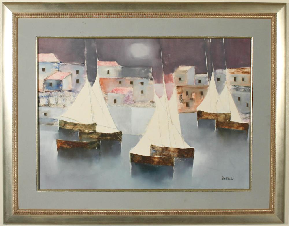 LIDO BETTARINI OIL ON CANVASLIDO