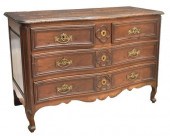 LIEGE PROVINCIAL OAK COMMODE,