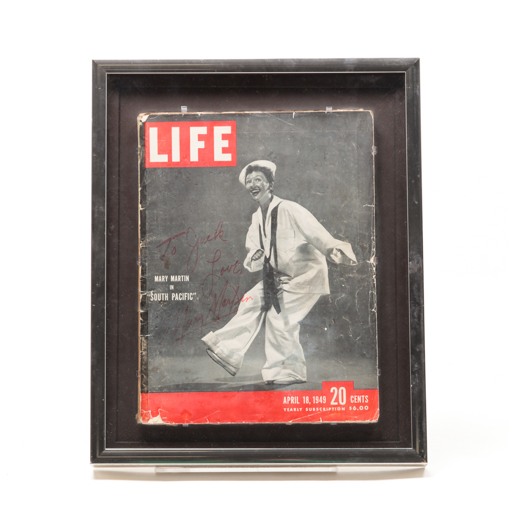 LIFE MAGAZINE SIGNED BY MARY