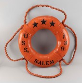 LIFE RING FROM THE U.S.S. CRUI