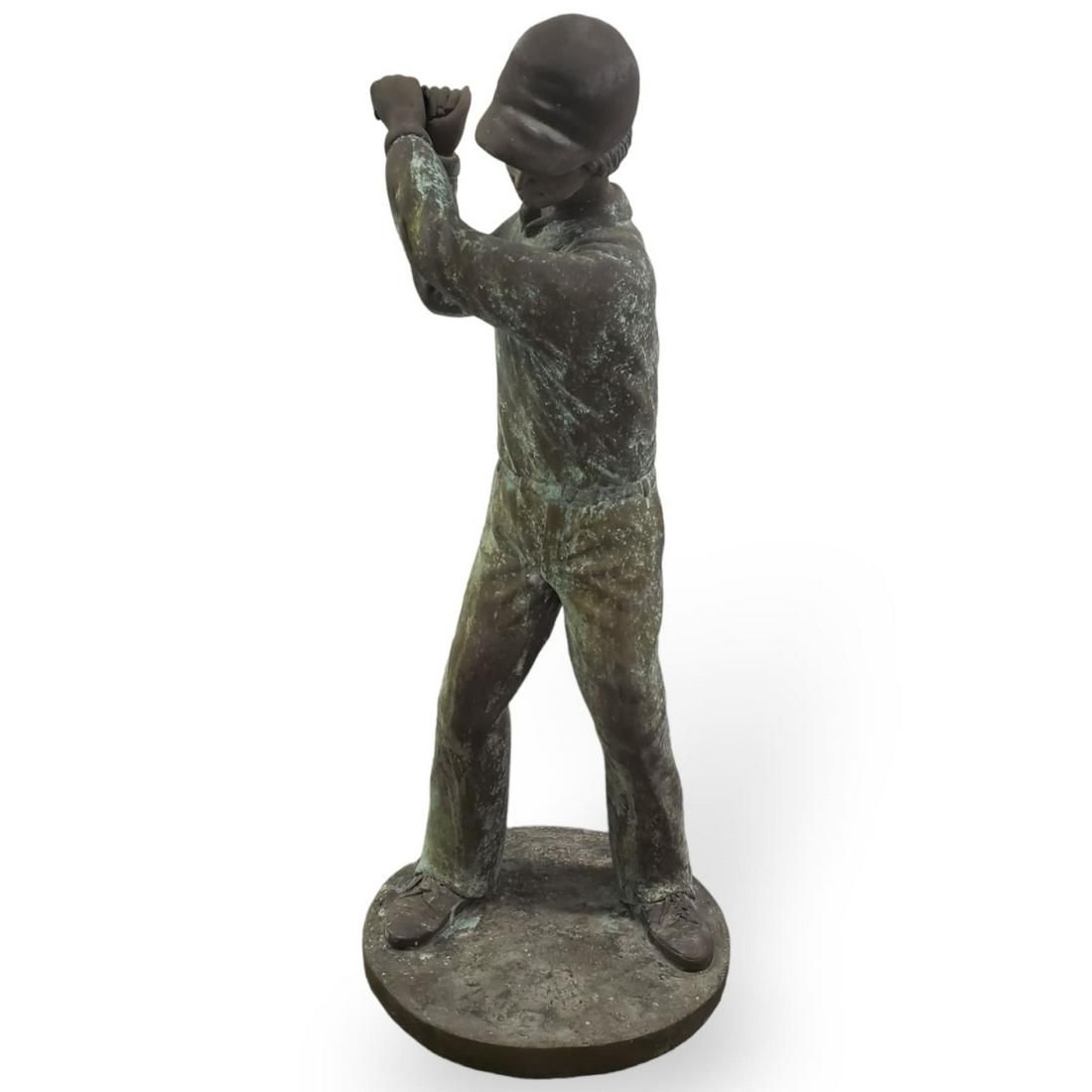 LIFE SIZE 20TH C. BRONZE
