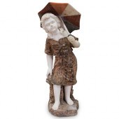 LIFE SIZE ART NOUVEAU MARBLE S