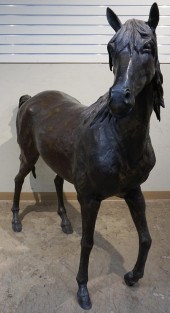 LIFE SIZE BRONZE FIGURE OF HOR