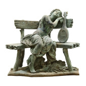 LIFE-SIZE BRONZE SCULPTURE OF