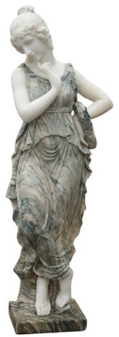 LIFE-SIZE CARVED MARBLE SCULPT
