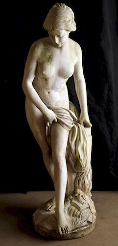 LIFE SIZE CAST STONE SCULPTURE