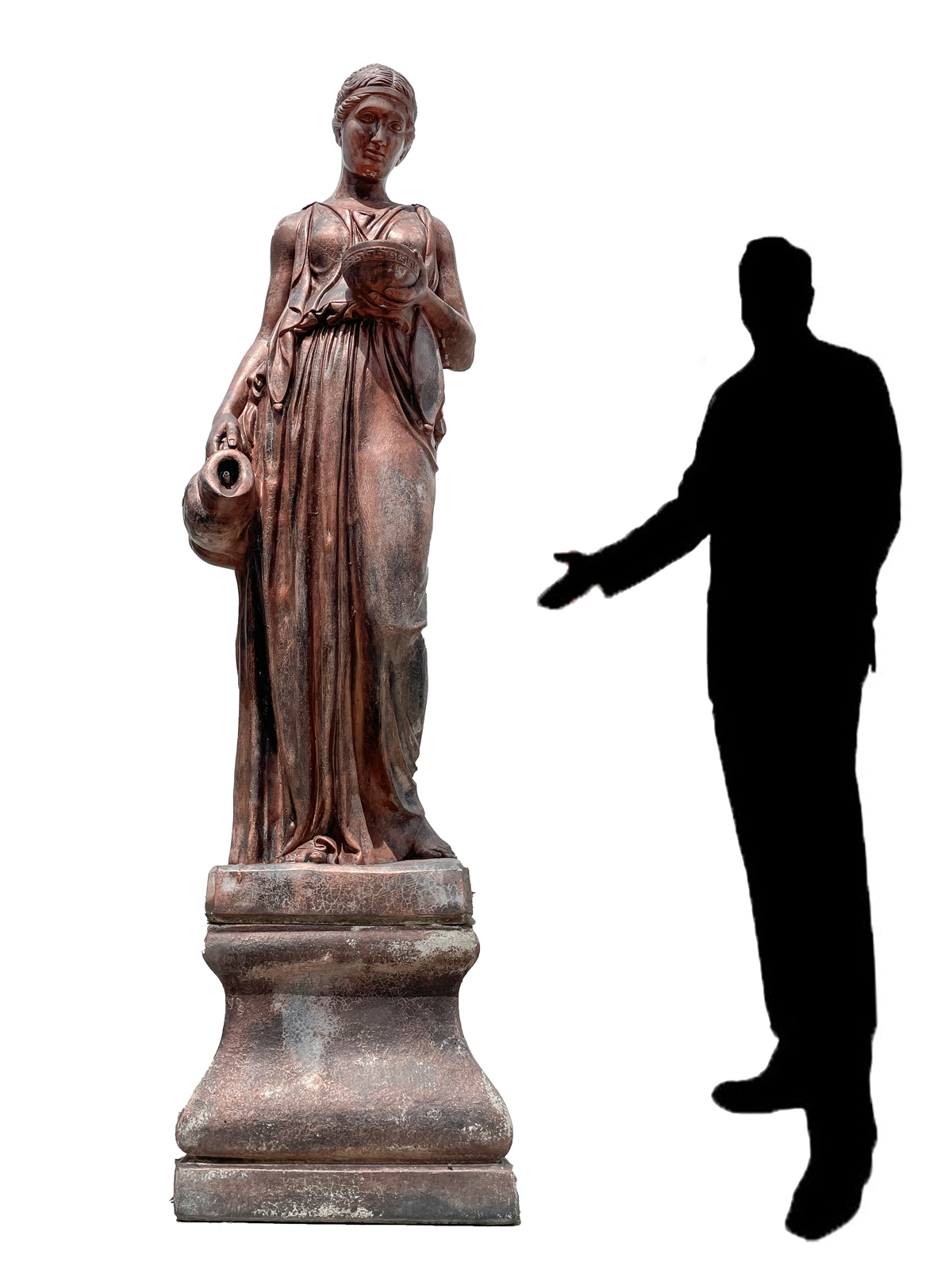LIFE-SIZE FEMALE CONCRETE