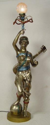 LIFE SIZE FIGURAL FLOOR LAMP: