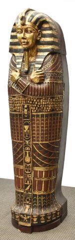 LIFE-SIZE KING TUT SARCOPHAGUS