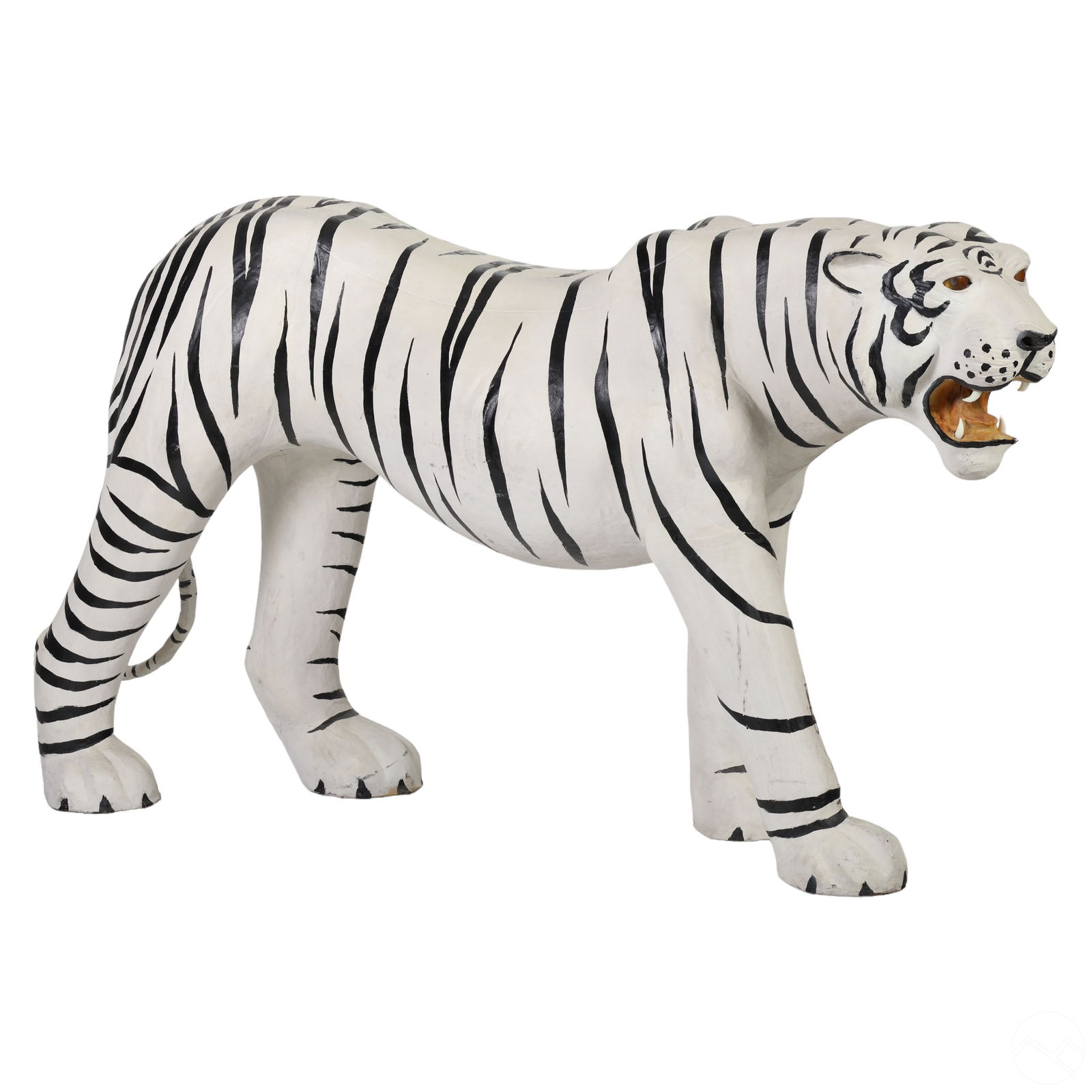 LIFE SIZE LEATHER WRAPPED WHITE