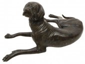 LIFE-SIZE PATINATED BRONZE SCU