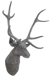 LIFE-SIZE PATINATED BRONZE SCU
