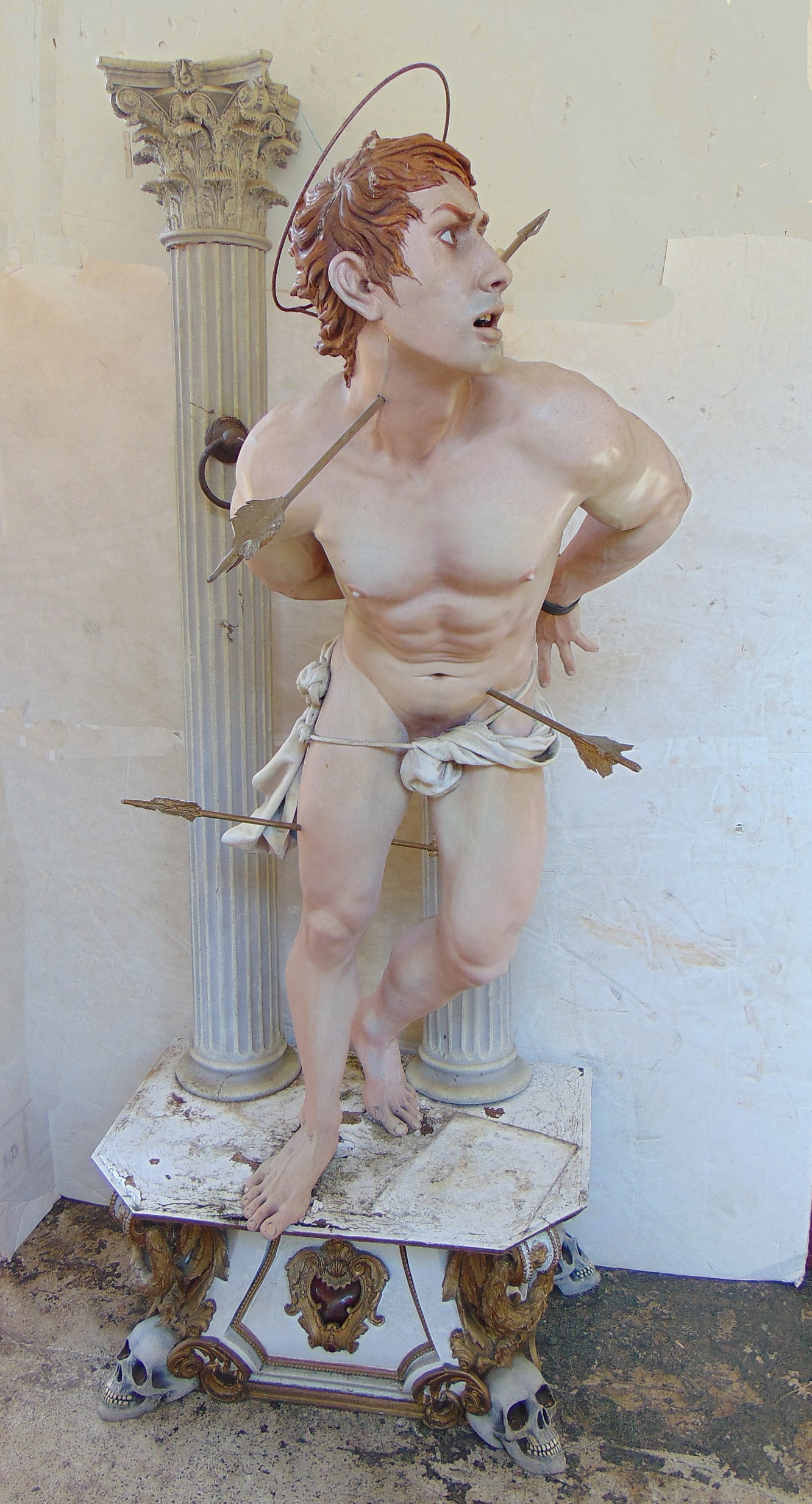 LIFE-SIZE SCULPTURE, "SAINT