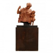 LIFE-SIZE TERRA COTTA PARTIAL