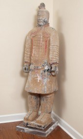 LIFE SIZE TERRACOTTA TEMPLE GU