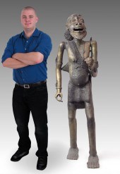 LIFE SIZE TIKAR CAMEROON AFRIC