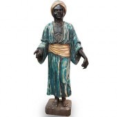 LIFE SIZE WOOD CARVED BLACKAMO