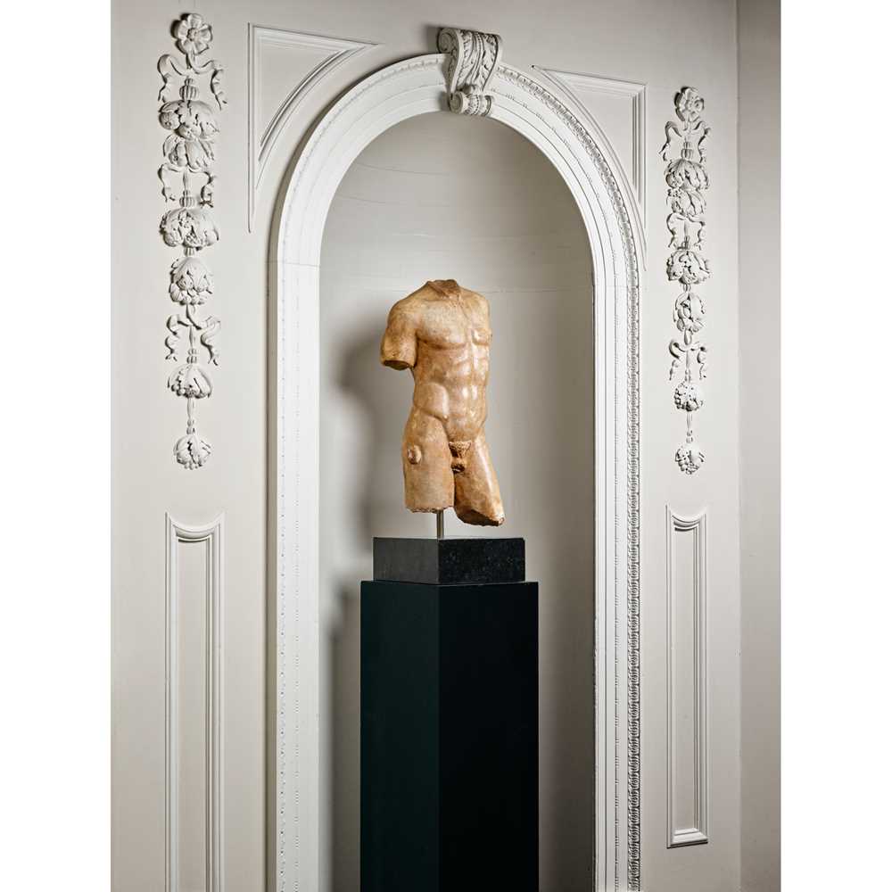 ? LIFE-SIZED ANCIENT ROMAN MARBLE