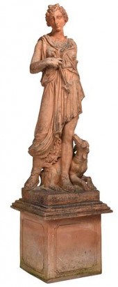 LIFE SIZED TERRA COTTA STATUE