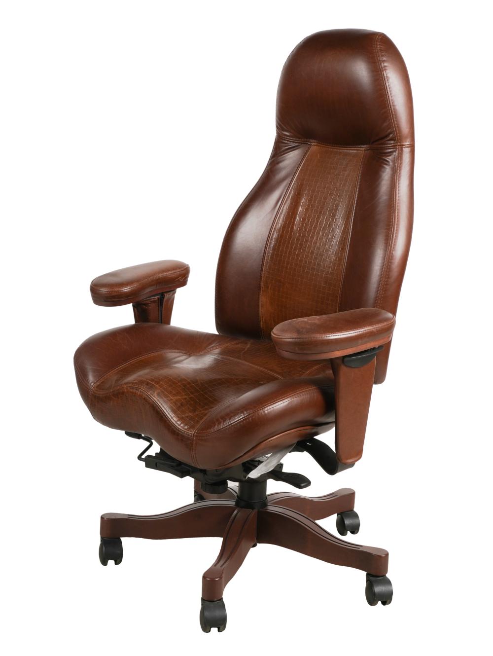 LIFEFORM BROWN LEATHER OFFICE