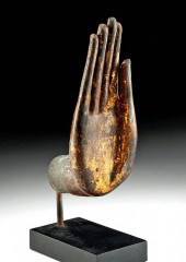 LIFESIZE 16TH C. THAI AYUTTHAY