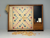 LIFESIZE MODERN SCRABBLE BOARD